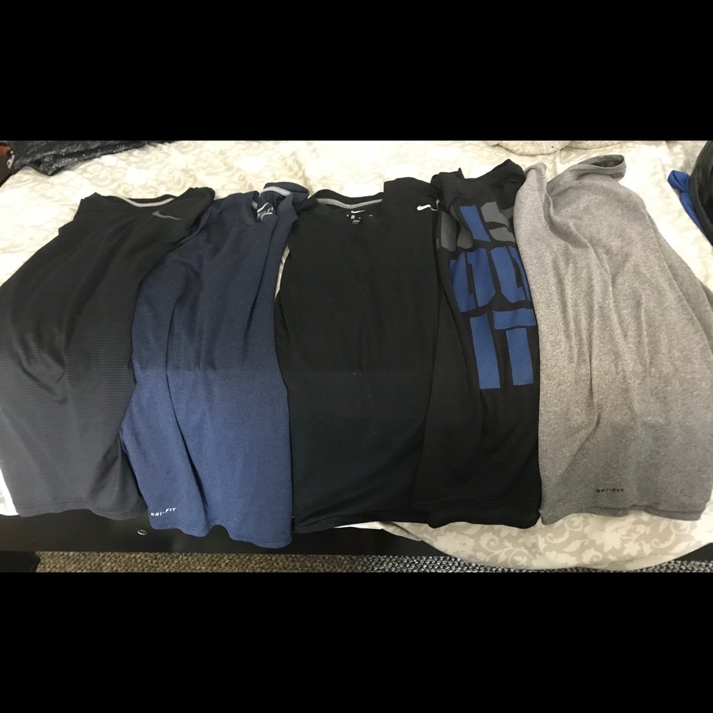 Lot of 5 Nike dri-fit men’s T-shirts size medium